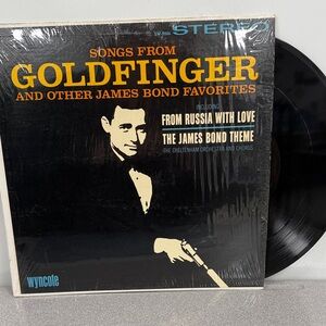 Black Vinyl Record - Songs from Goldfinger